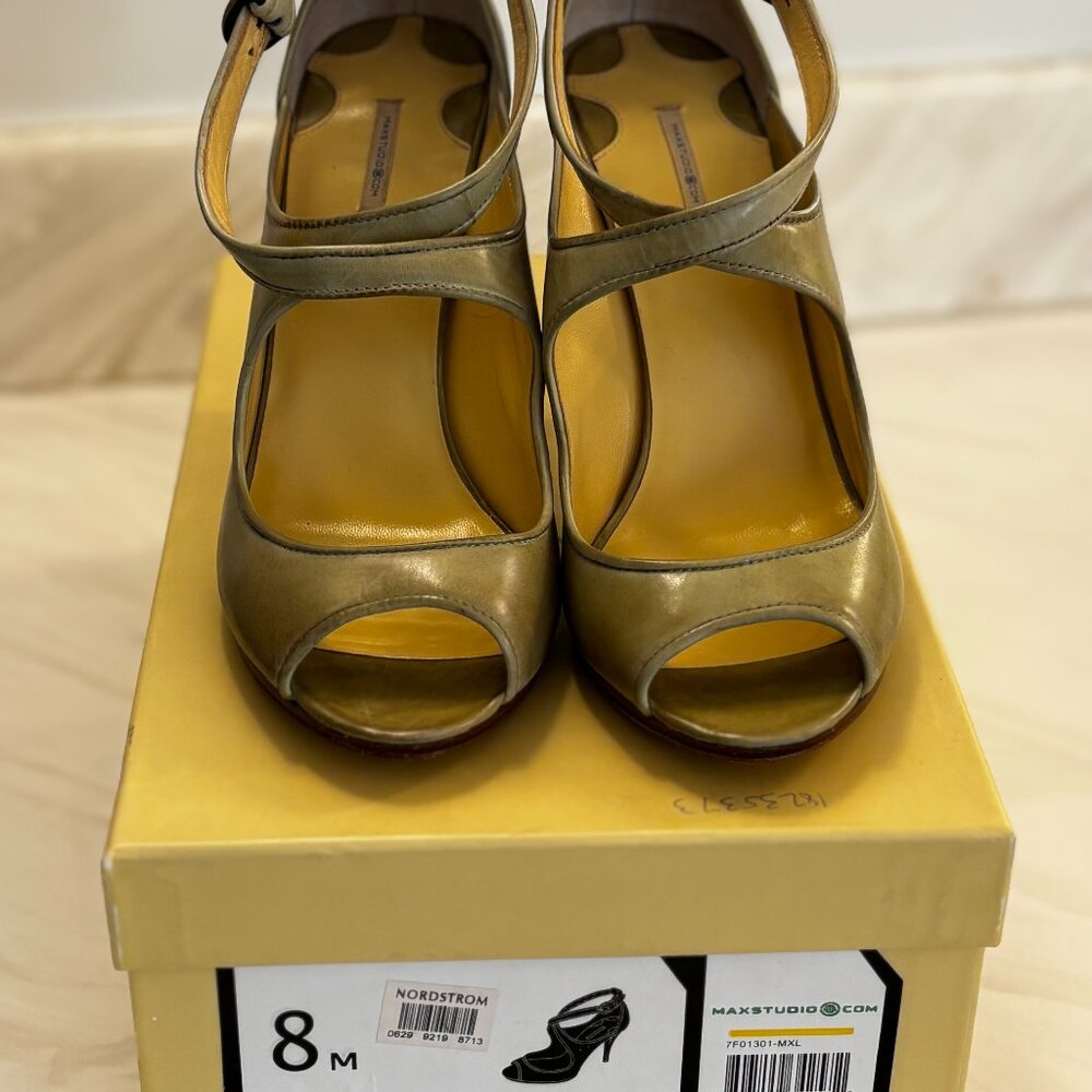 Max Studio.Com Open Toe Heels